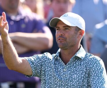 The score a PGA Tour golfer shot when they completed a competitive round in less than 90 minutes