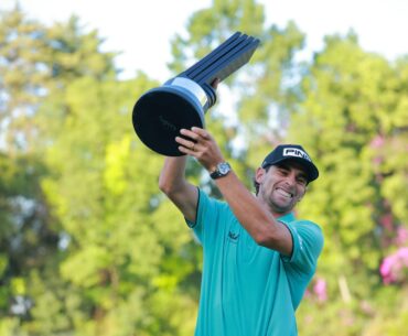 What Joaquín Niemann is now closing in on becoming the first player to do since Tiger Woods in 2013 at LIV Golf UK
