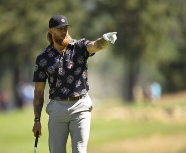 49ers’ George Kittle is enjoying his golf debut, eagerly awaiting training camp