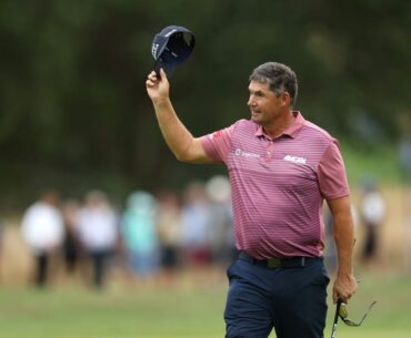Pádraig Harrington somehow missed Rory McIlroy’s Senior Open cameo