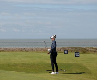 Nelly Korda says what she found 'breathtaking' about Royal Porthcawl after a practice round ahead of The Women's Open