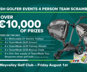 Moyvalley TEAM event next on the schedule for Irish Golfer Events