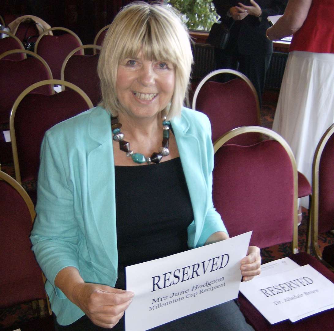 In 2011, June was awarded the Millennium Cup in recognition of her significant contributions in promoting Broadstairs. Picture: Mike Bridges