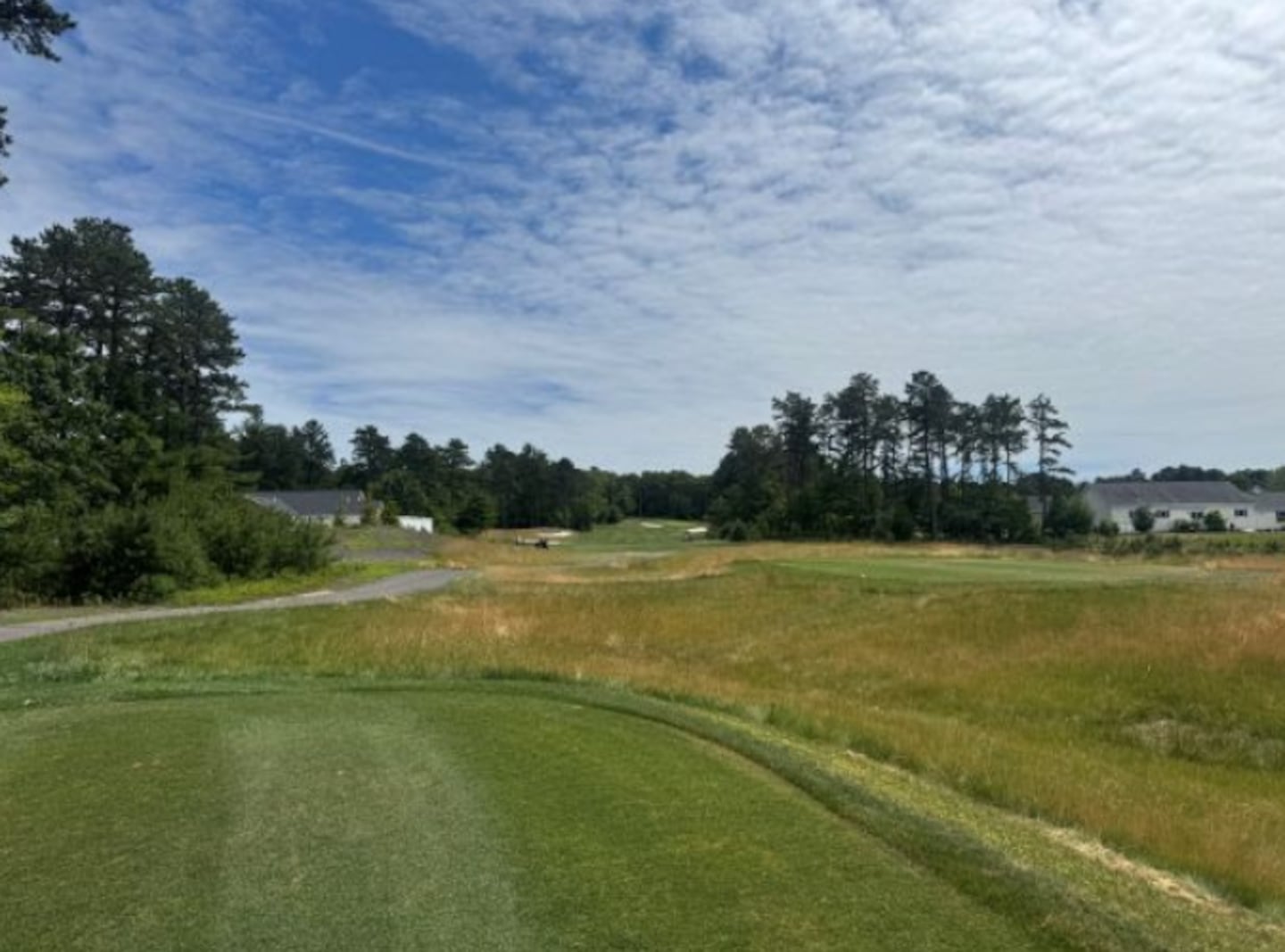 The new, public nine-hole South Shore Village Golf Club is part of a brand new 55+ development in South Kingstown. If you're looking for a new course while you're on vacation this month, you have to check this course out, says Globe columnist Dan McGowan. Pictured are holes 1 through 9.
