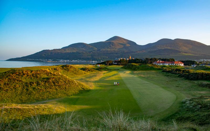 Royal Co Down and the Mourne Mountains, in Co Down.