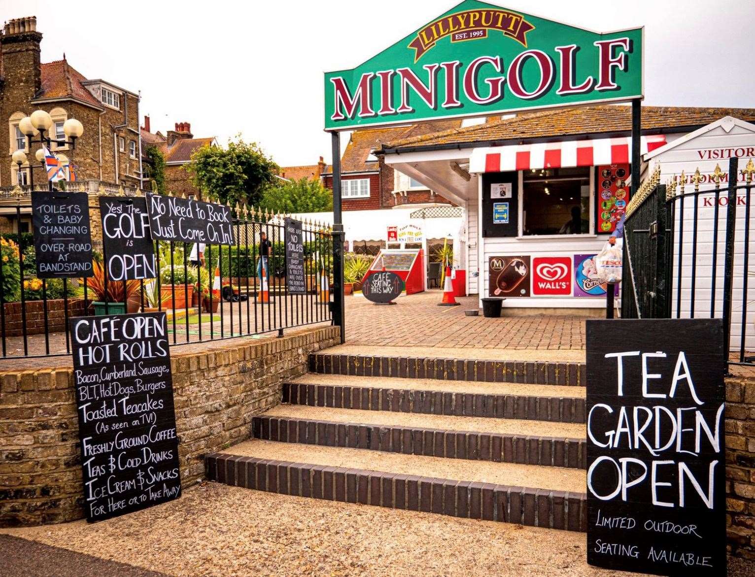 June worked tirelessly to make Lillyputt Minigolf in Broadstairs one of the town's premiere attractions. Picture: Lillyputt Minigolf