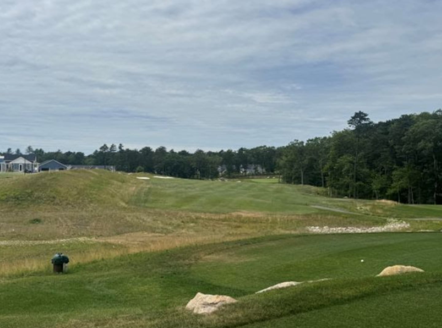The new, public nine-hole South Shore Village Golf Club is part of a brand new 55+ development in South Kingstown. If you're looking for a new course while you're on vacation this month, you have to check this course out, says Globe columnist Dan McGowan. Pictured are holes 1 through 9.