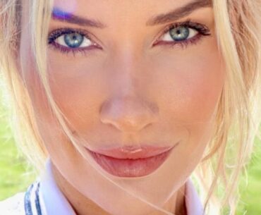 Paige Spiranac Unzipping Plunging Top 'Brightens Up The Day'