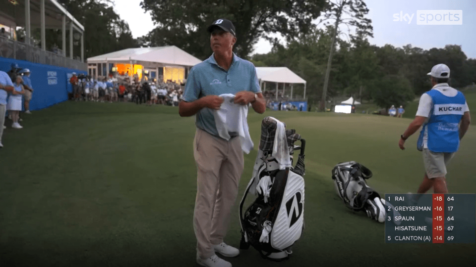 The PGA Tour star wasn't happy and later explained why