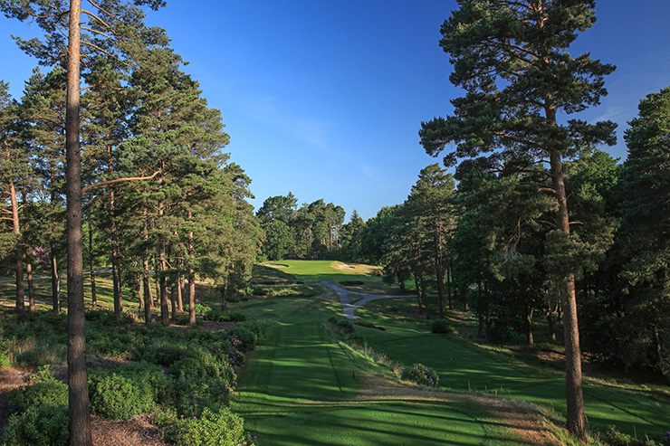 Sunningdale GC's 8th par 3. David Cannon Getty Images