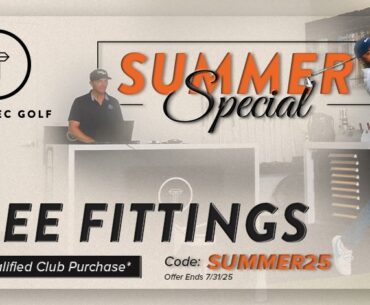 TRUE SPEC GOLF OFFERING FREE FITTINGS NATIONWIDE THROUGHOUT JULY