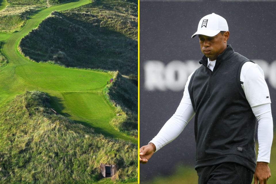 Woods' two-word summary to Royal Portush's Calamity Corner