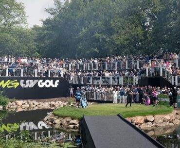 The LIV Golf first tee experience