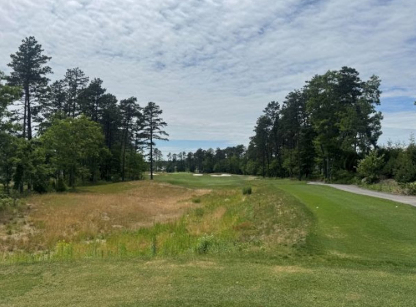The new, public nine-hole South Shore Village Golf Club is part of a brand new 55+ development in South Kingstown. If you're looking for a new course while you're on vacation this month, you have to check this course out, says Globe columnist Dan McGowan. Pictured are holes 1 through 9.