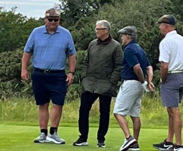Billionaire Microsoft co-founder and philanthropist Bill Gates ‘made the day’ of golfers in Dornoch