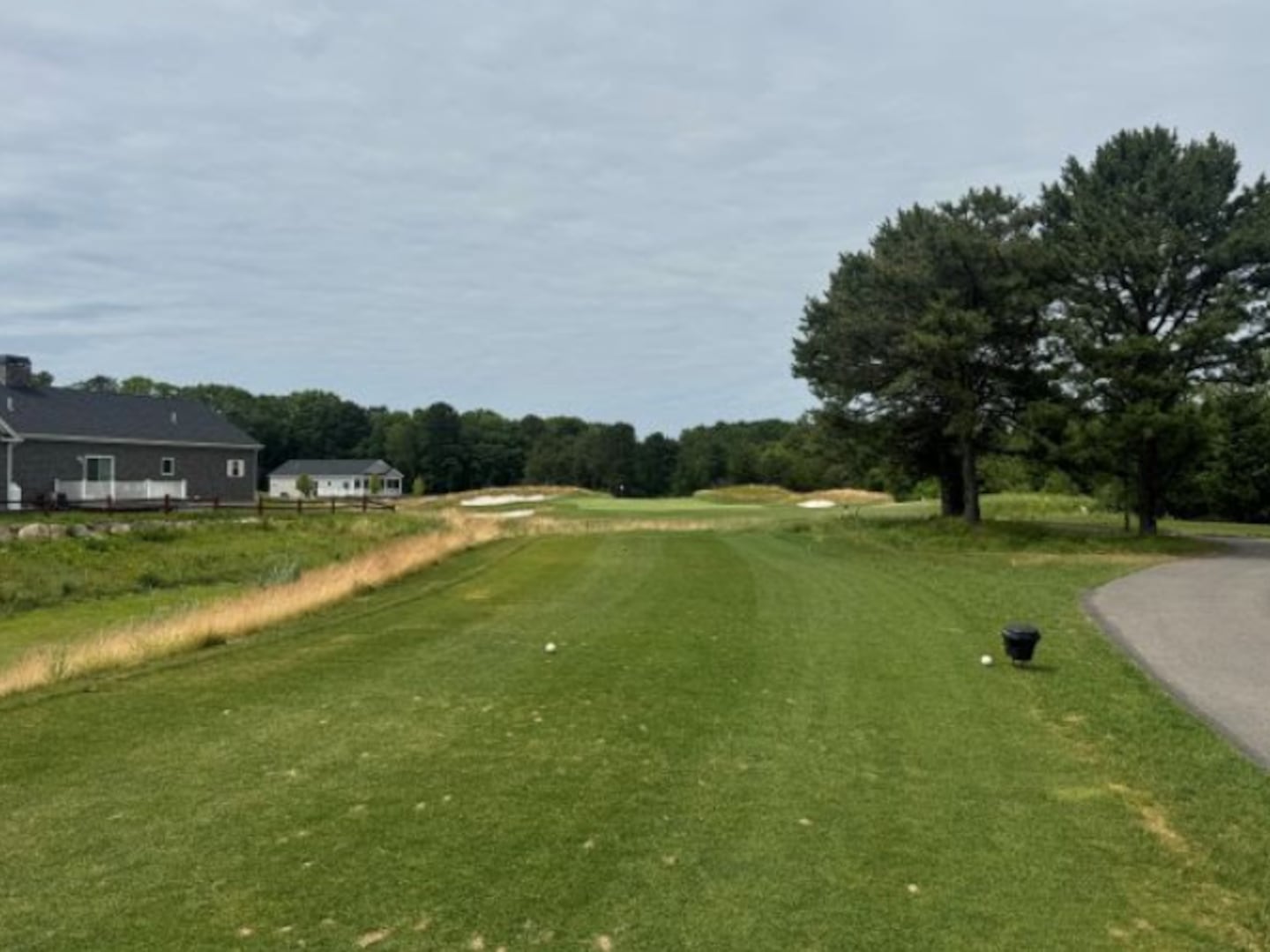 The new, public nine-hole South Shore Village Golf Club is part of a brand new 55+ development in South Kingstown. If you're looking for a new course while you're on vacation this month, you have to check this course out, says Globe columnist Dan McGowan. Pictured are holes 1 through 9.