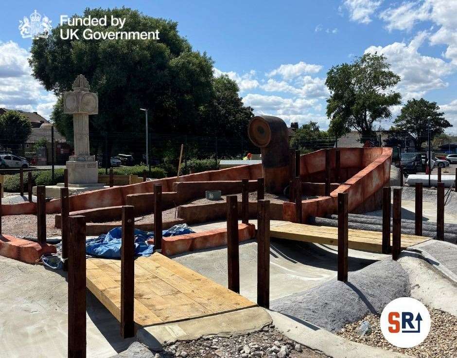 Costing around £430,000, the attraction is part of a major revamp in the area. Picture: Sheerness Revival