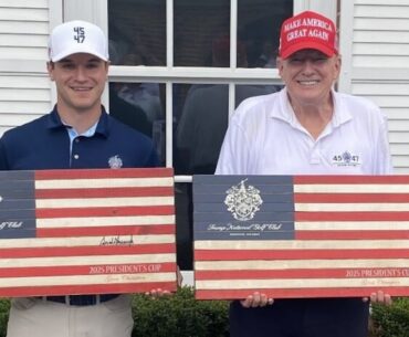 Donald Trump Brags About Stunning Golf Victory at His Own Course as MAGA Rages Over Jeffrey Epstein