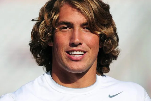 Robert Laberge/Getty Jordan Cameron #23 of the USC Trojans warms up before the game against the Oregon Ducks on October 4, 2008 at the Los Angeles Memorial Coliseum in California.