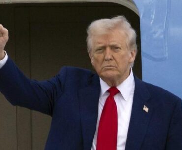 Donald Trump news: US President speaks as he arrives in Scotland to open new golf course, discuss trade