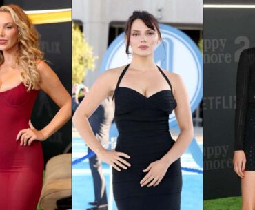 Paige Spiranac, Dafne Keen, And Margaret Qualley Absolutely Dominated Their Green & Blue Carpets This Week For 'Happy Gilmore 2' & 'Fantastic 4'