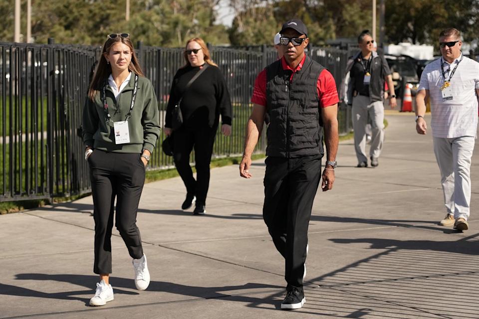 Kai Trump, an aspiring professional golfer, says she spends any free time golfing (Getty Images)