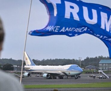 Trump flees Washington controversies for golf-heavy trip to Scotland