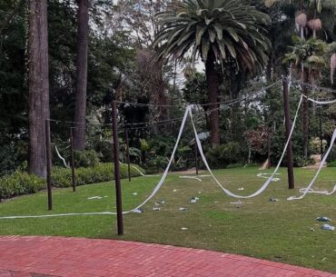 Wanneroo Botanic Gardens mini golf calls out overnight vandals that teepeed course during peak school holidays