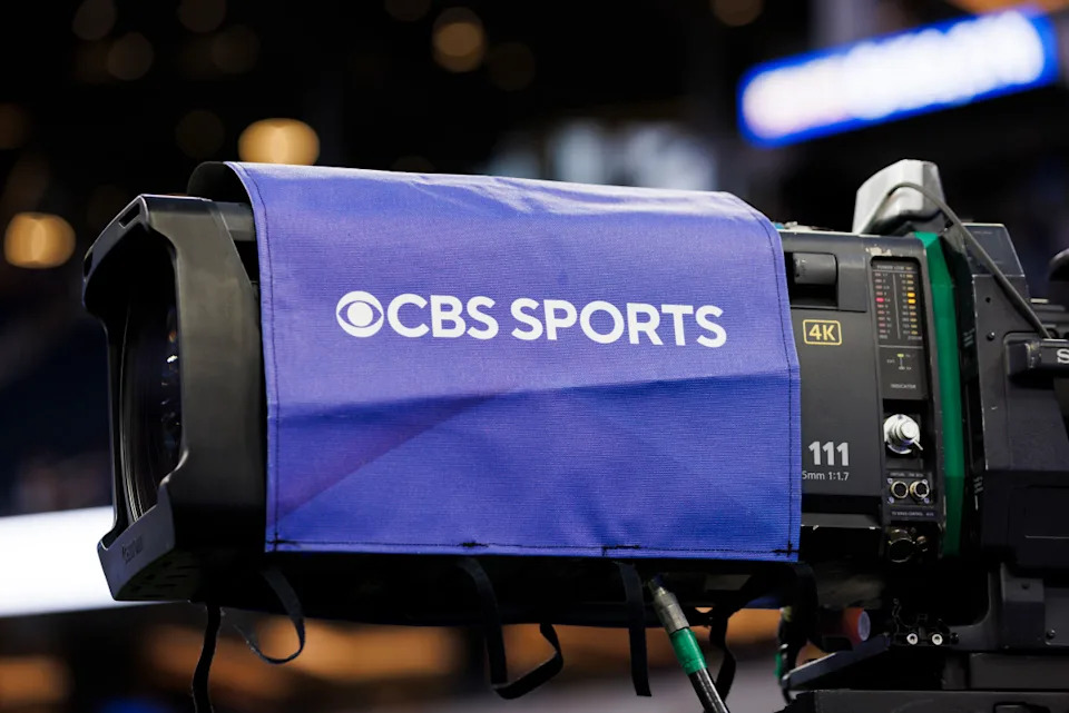 INGLEWOOD, CALIFORNIA - DECEMBER 17: A detail view of a CBS Sports broadcast video camera during a game between the Washington Commanders and the Los Angeles Rams at SoFi Stadium on December 17, 2023 in Inglewood, California. (Photo by Ric Tapia/Getty Images)Ric Tapia&sol;Getty Images
