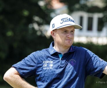 Mullarney millimetres from a 59 but hits the front at Alps' Biarritz Cup