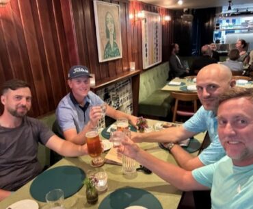 ‘The boys are hydrating’ - Ian Poulter and son hit the bar before facing off in Open Qualifying