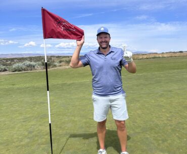 Achieved the unthinkable on our annual guy’s golf trip with a par 4 hole in 1!