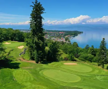 Where is Evian Resort Golf Club and the 2025 Amundi Evian Championship located?