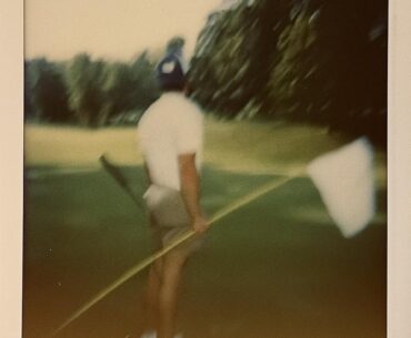 Took a Polaroid golfing