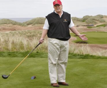 Stunning amount Trump’s Scotland trip will cost taxpayers – largely to promote his golf courses there: report