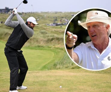 Smylie Kaufman has noticed what Scottie Scheffler does in his golf swing which is very similar to Greg Norman