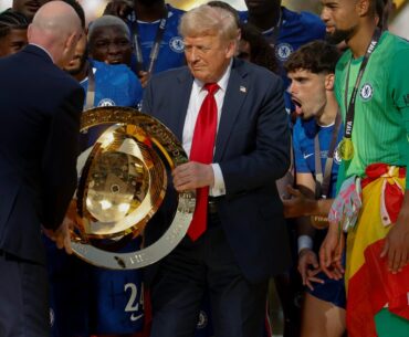 President Trump attends FIFA Club World Cup final at MetLife Stadium
