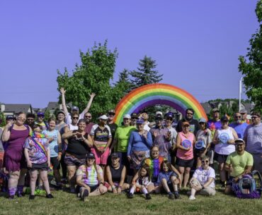 The Summer Stomp tournament, presented by Queer Disc Golf in Toronto and hosted by the St. Catharines Women’s Disc Golf Club, raised raised more than $1,200 for PFLAG (Parents and Friends of Lesbians and Gays) and Positive Living Niagara.