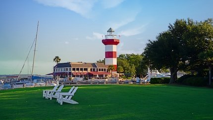 Harbor Town Lighthouse on HHI 
