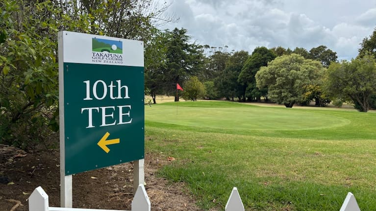 If Auckland Council's plan goes ahead, this 10th tee would no longer exist 