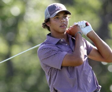 Charlie Woods out at US Junior Amateur Championship