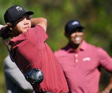 Charlie Woods is a chip off the old block at Junior PGA