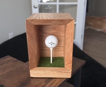 BIL hit a hole in one. I made him a display box.