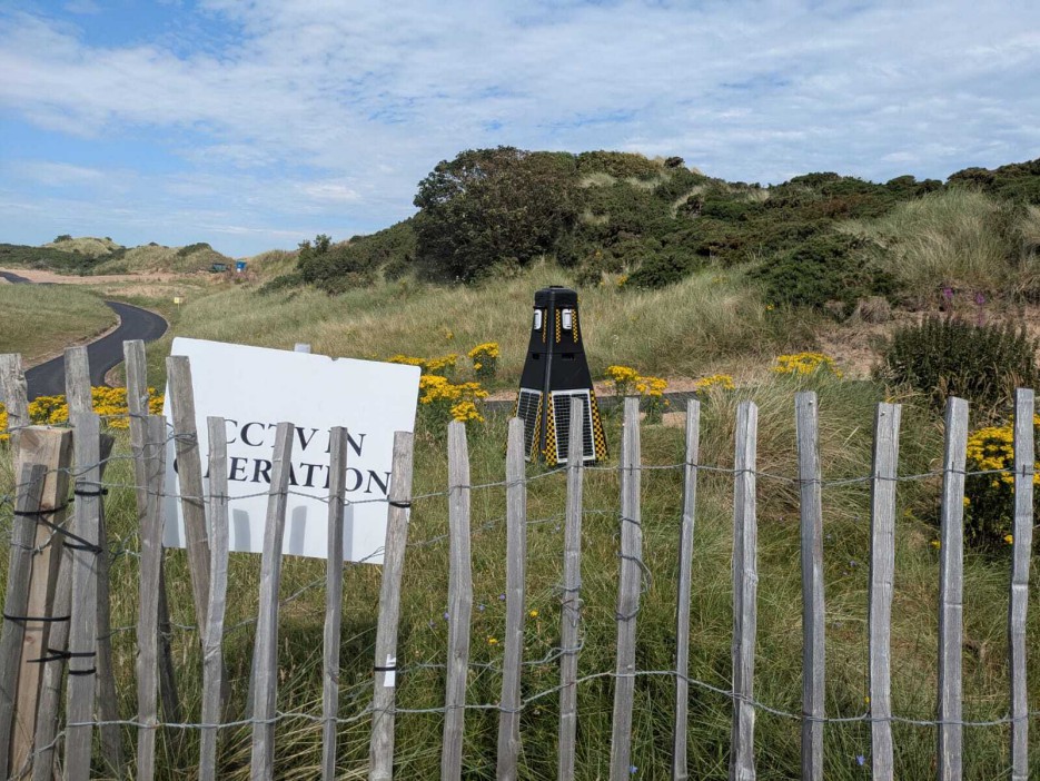 Daleks on Trump's Menie Course