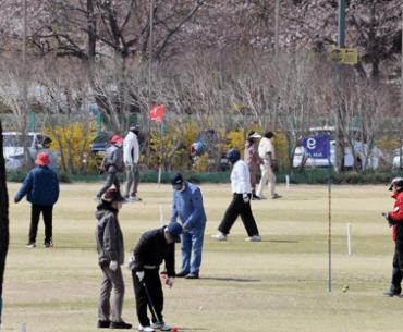 Citizens who enjoy park golf. No direct connection to this article. [Photo source = Yonhap News]