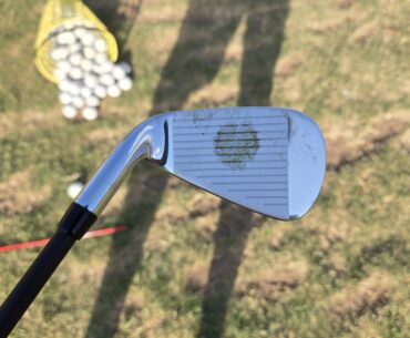 First hit with a new 7 iron and I almost want to never hit it again