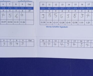 Just broke a course record