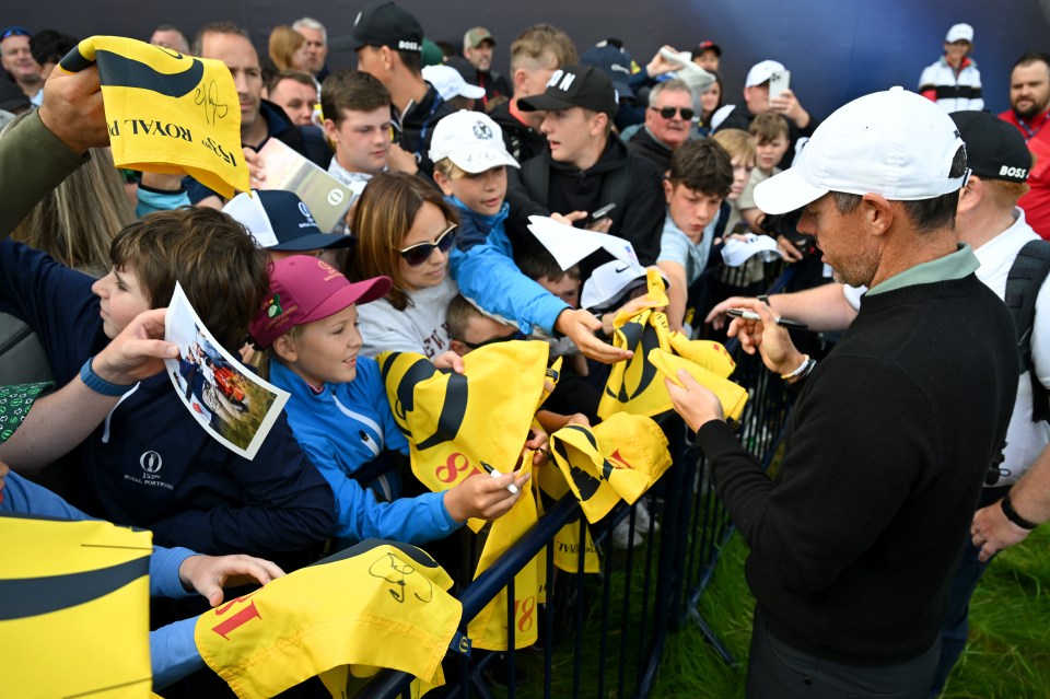 Everyone wants a piece of McIlroy this week