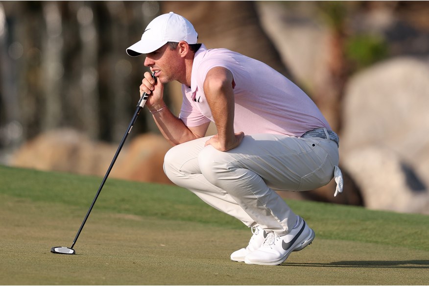 Rory McIlroy uses a TaylorMade Spider Tour X putter.