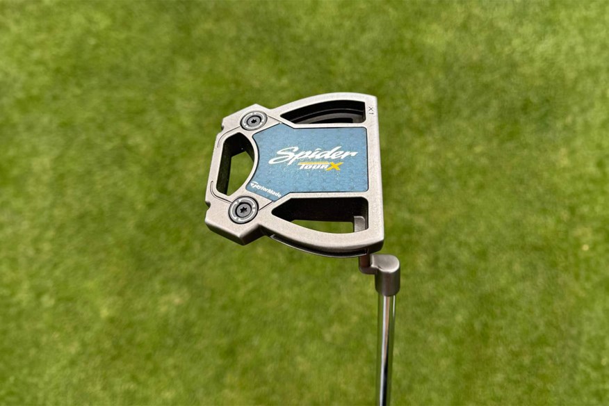 Scottie Scheffler uses a TaylorMade Spider Tour X putter